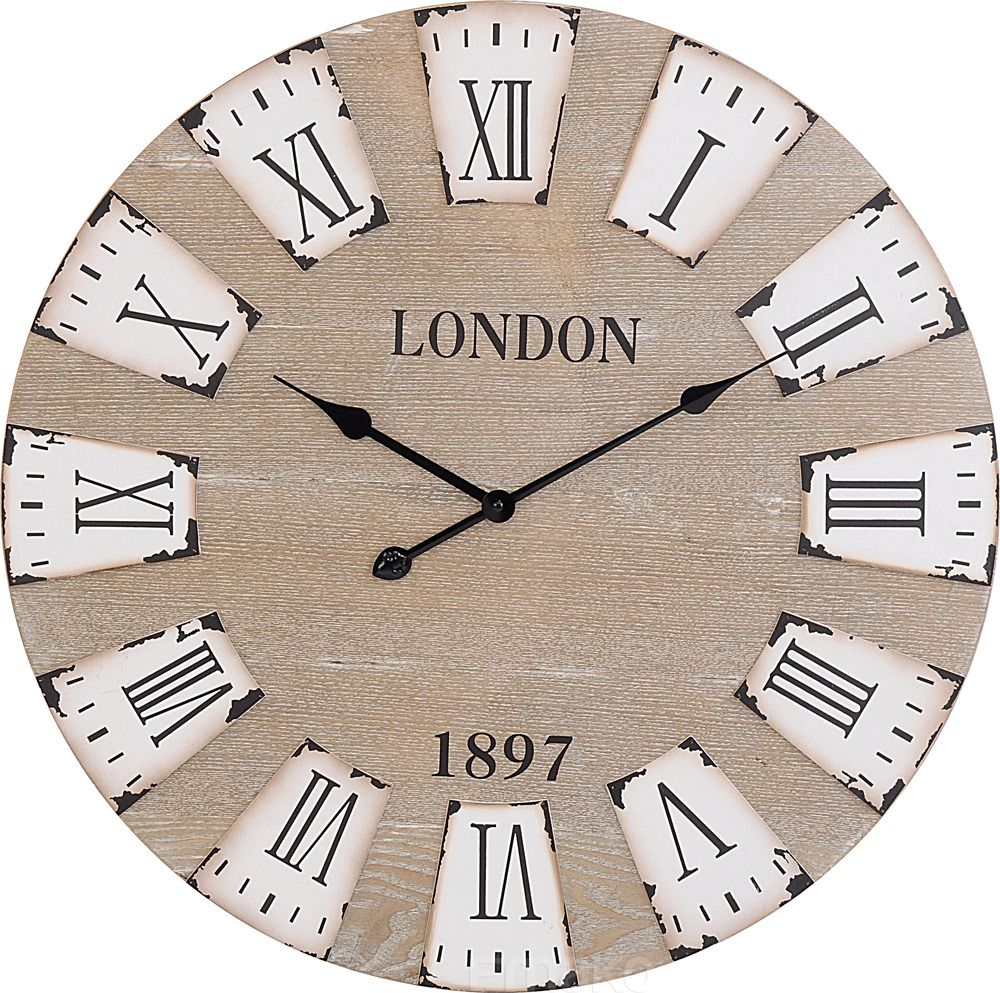 Home Styling Collection Nástěnné hodiny LONDON 3D - kulaté, O 70 cm - EMAKO.CZ s.r.o.