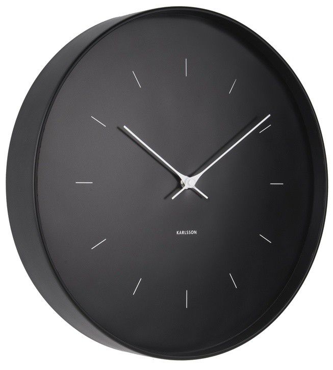 Designové nástěnné hodiny 5708BK Karlsson 27cm - NP-DESIGN, s.r.o.