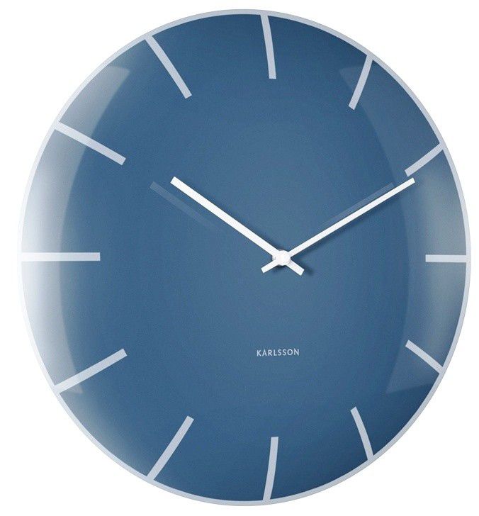 Designové nástěnné hodiny 5722BL Karlsson 40cm - FORLIVING