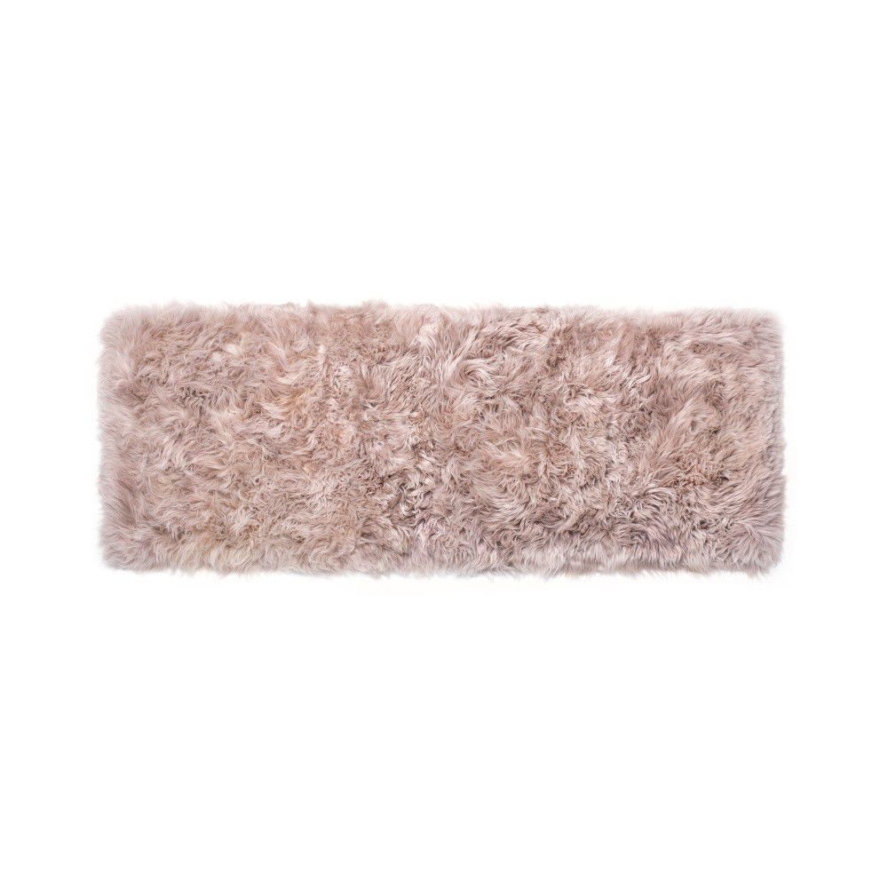 Světle hnědý koberec z ovčí vlny Royal Dream Zealand Long, 70 x 190 cm - Bonami.cz