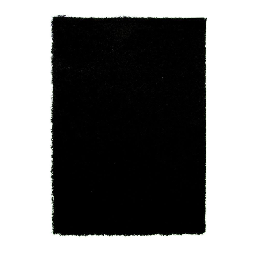 Černý koberec Flair Rugs Cariboo Black, 60 x 110 cm - Bonami.cz