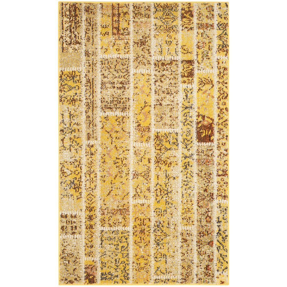 Žlutý koberec Safavieh Effi, 152 x 91 cm - Bonami.cz