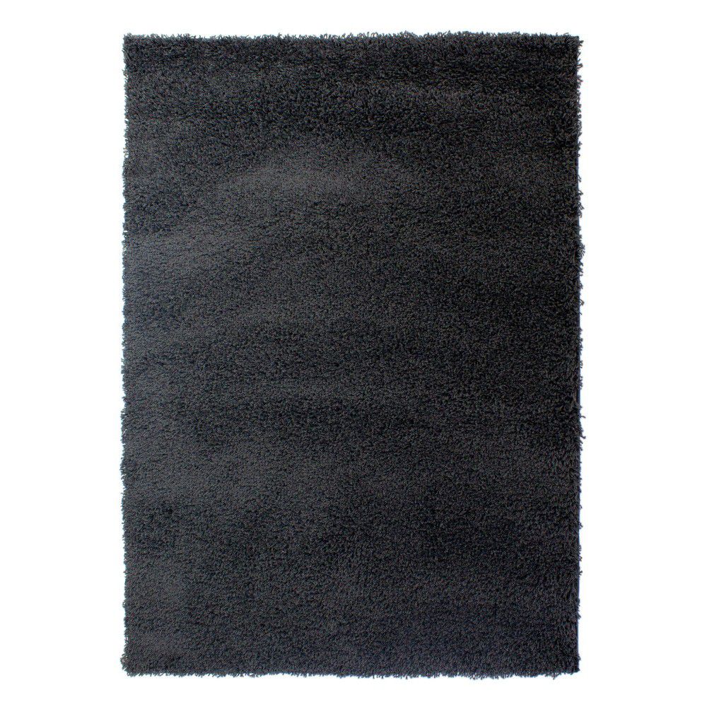 Tmavě šedý koberec Flair Rugs Cariboo Charcoal, 80 x 150 cm - Bonami.cz