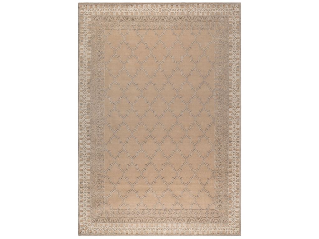 Béžový ručně vyráběný koberec Dutchbone Kasba, 170 x 240 cm - Bonami.cz