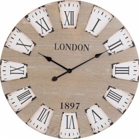 Home Styling Collection Nástěnné hodiny LONDON 3D - kulaté, O 70 cm