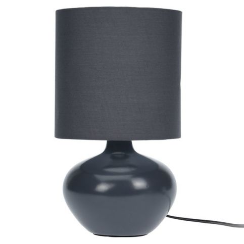 Home Styling Collection Lampička stolní, keramická - barva černá - EMAKO.CZ s.r.o.
