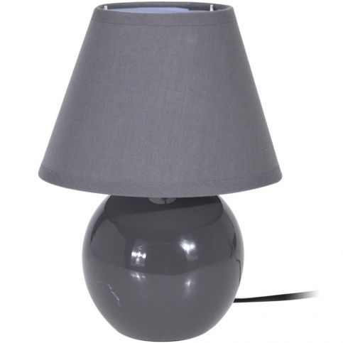 Lampička stolní, keramická - barva šedá Home Styling Collection - EMAKO.CZ s.r.o.