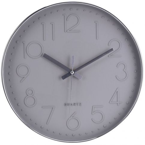 Segnale Nástěnné hodiny kulaté, barva šedá Ø 30 cm - EMAKO.CZ s.r.o.