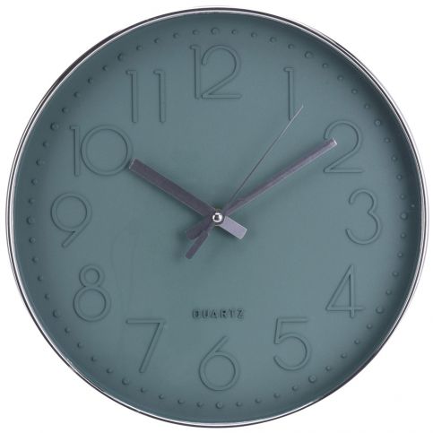 Segnale Nástěnné hodiny kulaté, barva zelená Ø 30 cm - EMAKO.CZ s.r.o.