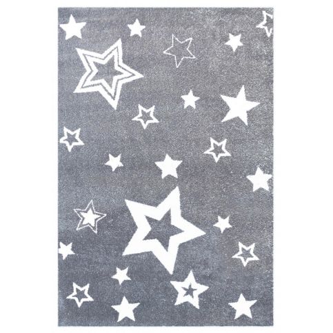 Forclaire Dětský koberec STARLIGHT šedá/bílá 100x160 cm - ATAN Nábytek