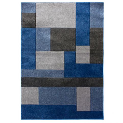 Modrošedý koberec Flair Rugs Cosmos Blue Grey, 120 x 170 cm - Bonami.cz