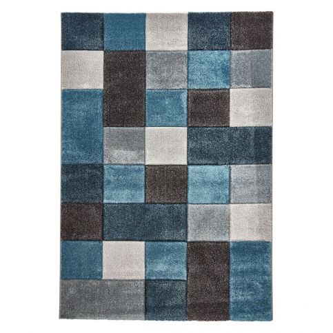 Modrošedý koberec Think Rugs Brooklyn, 120 x 170 cm - Bonami.cz