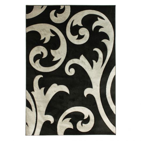 Šedočerný koberec Flair Rugs Elude Grey Black, 80 x 150 cm - Bonami.cz