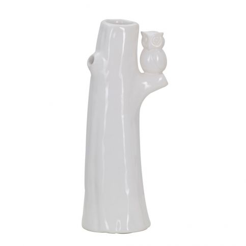 Bílá keramická váza Mauro Ferretti Gufo, výška 24 cm - Bonami.cz
