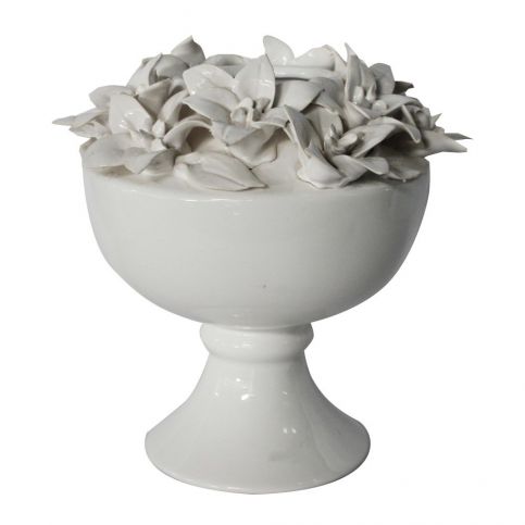 Bílá keramická váza Mauro Ferretti Lilium, výška 25 cm - Bonami.cz