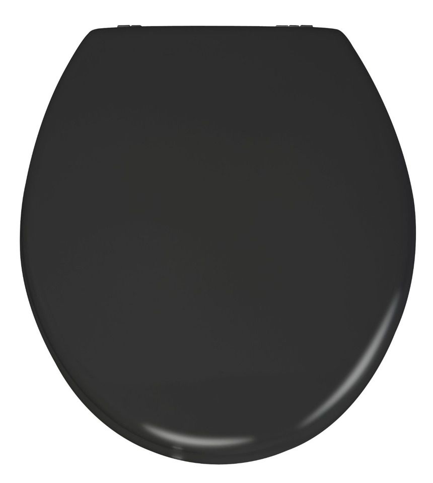 Matně černé WC sedátko Wenko Prima, 41 x 38 cm - Bonami.cz