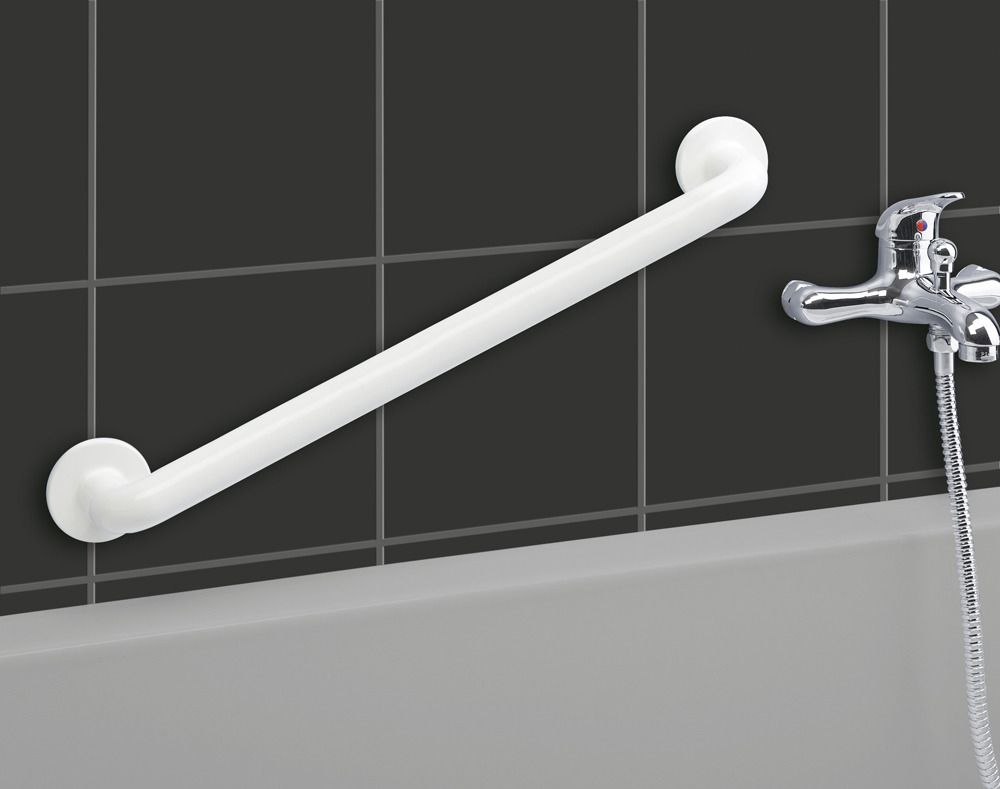 Madlo do koupelny, sprchového koutu, vany, SECURA, bílé, 64,5 cm, WENKO - Bonami.cz