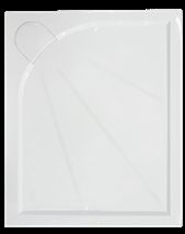 Sprchová vanička obdélníková SAT 100x80 cm litý mramor SIKOLIMCC10080 - Siko - koupelny - kuchyně