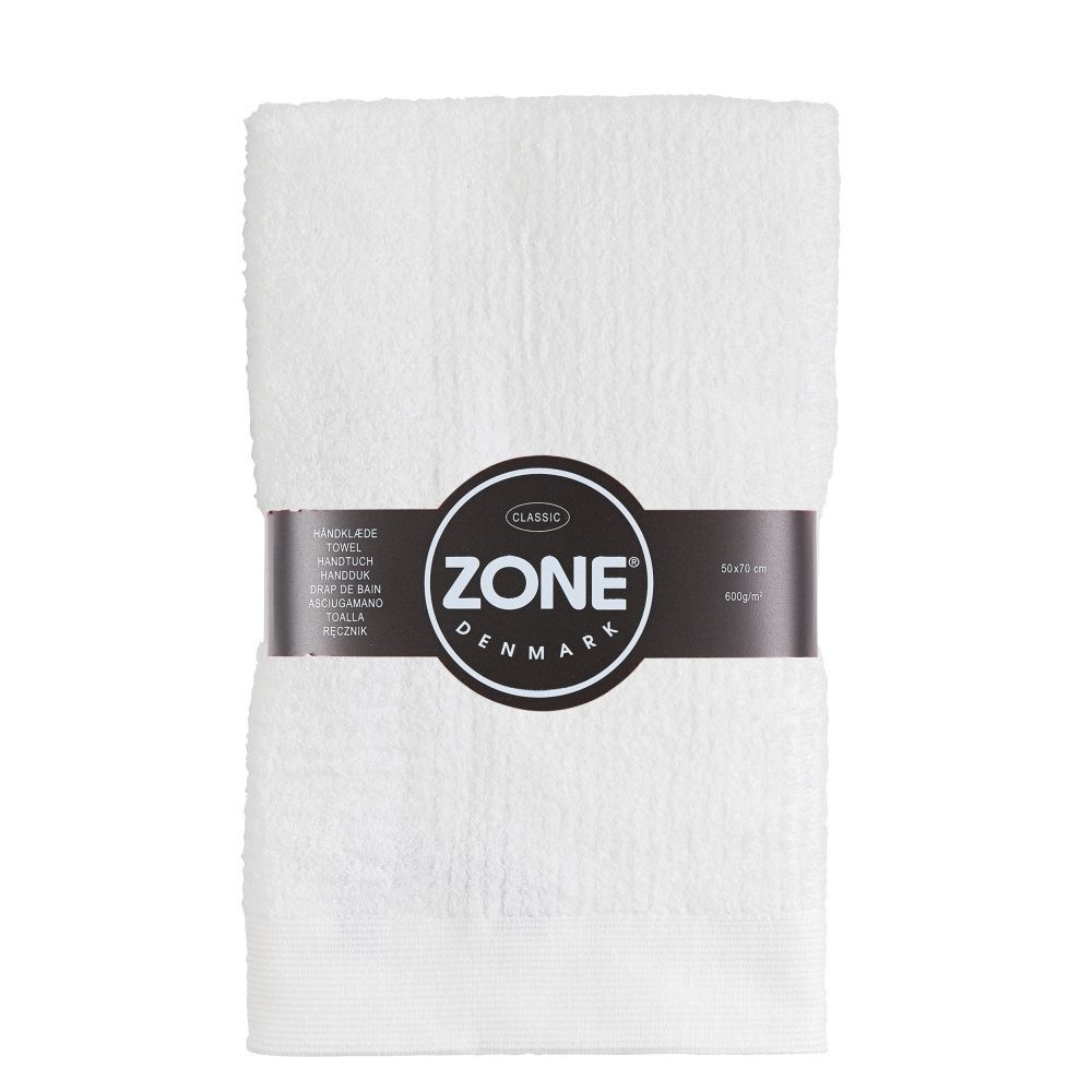 Bílý ručník Zone Classic, 50 x 70 cm - Bonami.cz