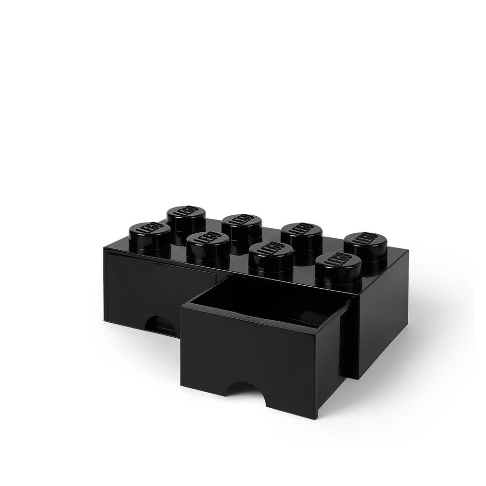 Černý úložný box se dvěma šuplíky LEGO® - Bonami.cz