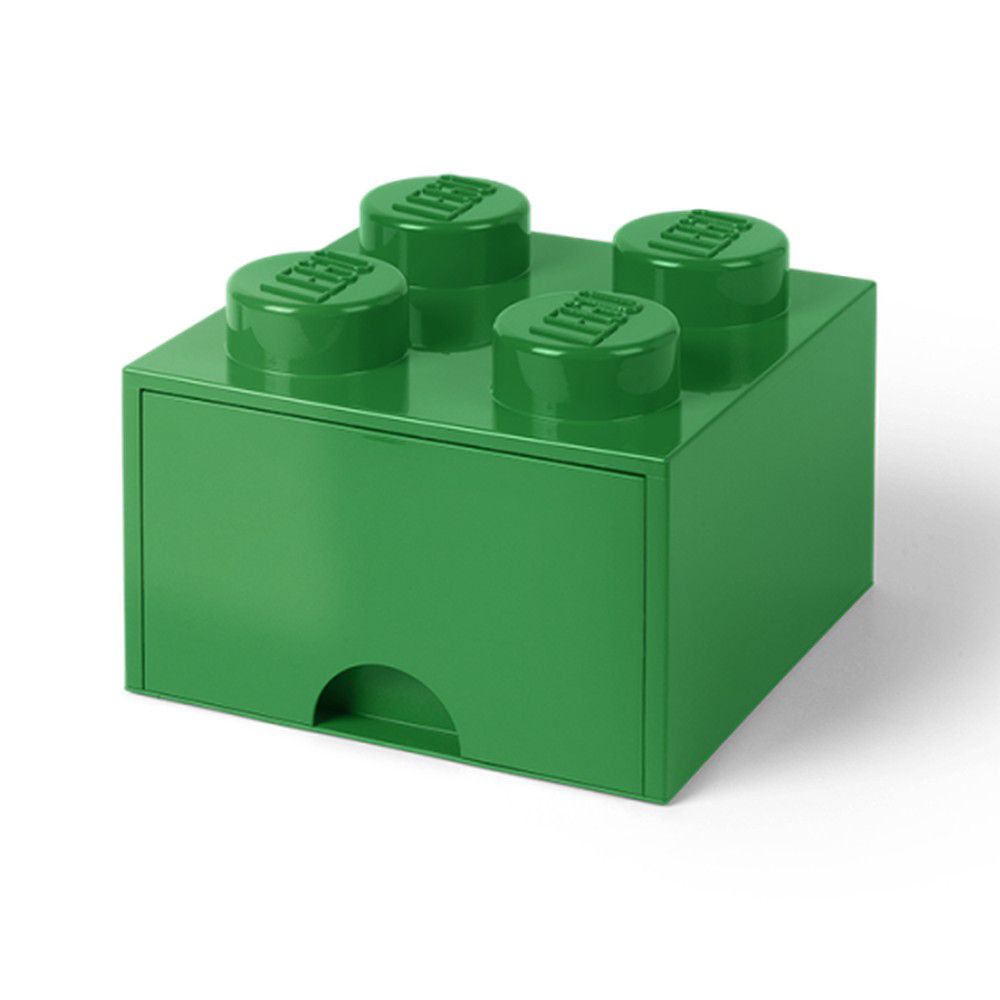 Zelený úložný box s šuplíkem LEGO® - Bonami.cz