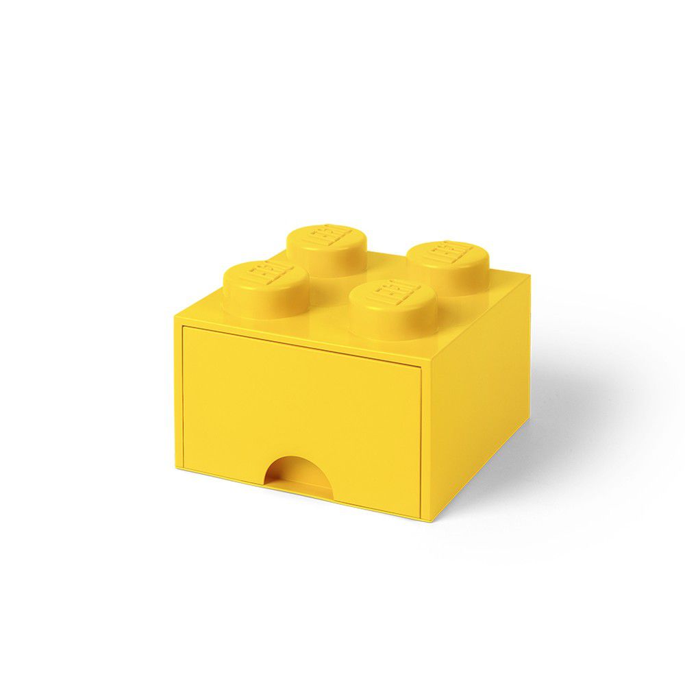 Žlutý úložný box se šuplíkem LEGO® - Bonami.cz