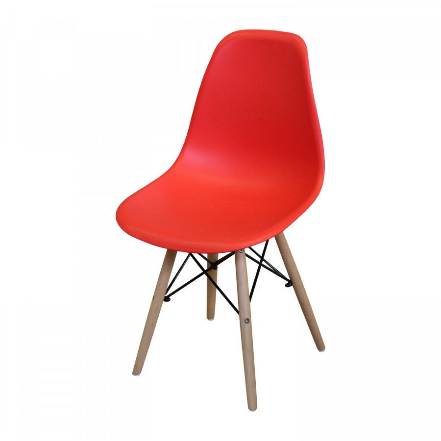 Idea Jídelní židle UNO červená - ATAN Nábytek