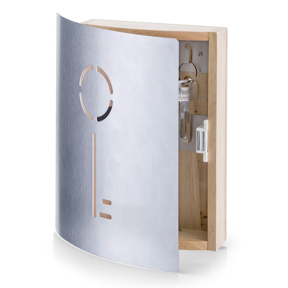 Skříňka na klíče KEYS, kov a dřevo, 25x22x5 cm, ZELLER - EDAXO.CZ s.r.o.