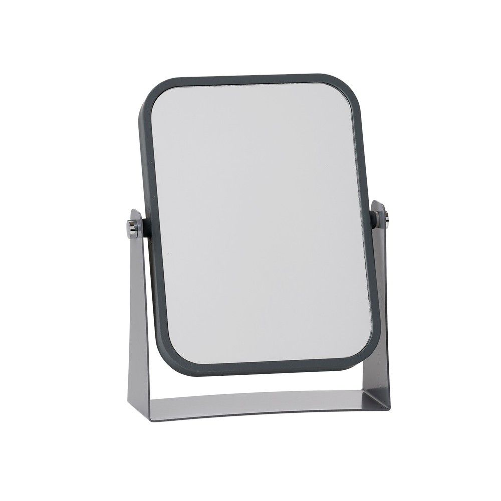 Kosmetické stolní zrcadlo s šedým rámem Zone - Bonami.cz