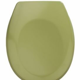 Khaki WC sedátko Wenko Bergamo, 44,4 x 37,3 cm