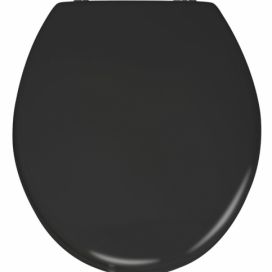 WC prkénko PRIMA - MDF, černá barva, WENKO