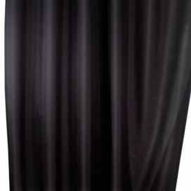 Černý sprchový závěs s protiplísňovou povrchovou úpravou Wenko, 180 x 200 cm