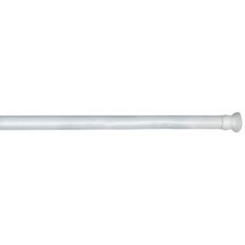 Bílá teleskopická tyč na sprchový závěs Wenko, délka 110 - 185 cm