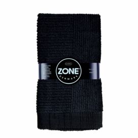 Černý ručník Zone Classic, 50 x 70 cm