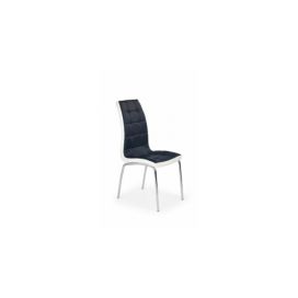 Halmar Židle K186 barva černá+bílá