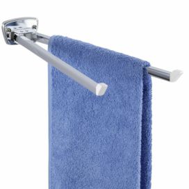 Dvojitý držák na ručníky  BASIC - nerezová ocel, WENKO