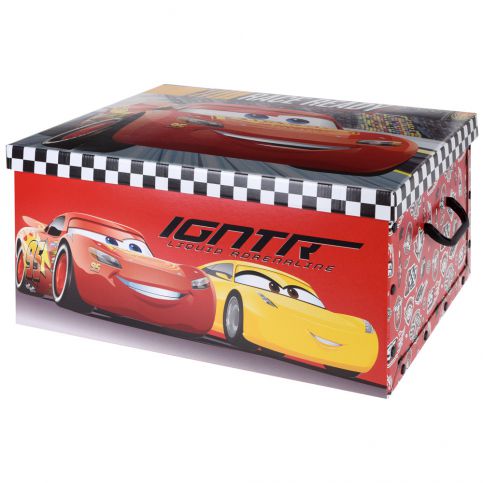 Úložný skládací box na hračky InnovaGoods Cars Folding Toy Boy, 50 x 39 cm - Bonami.cz