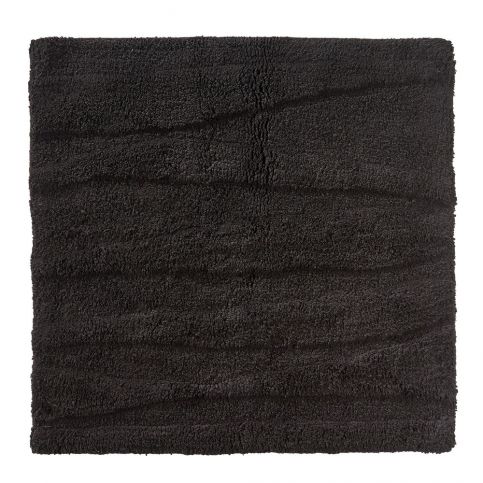 Černá koupelnová předložka Zone Flow, 65 x 65 cm - Bonami.cz