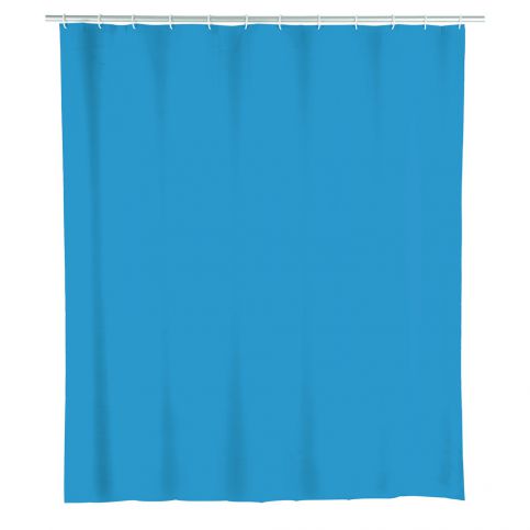 Sprchový závěs, PEVA, barva modrá, 180x200 cm, WENKO - EMAKO.CZ s.r.o.