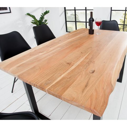INV Jídelní stůl Wood 140cm akácie 26mm - Design4life