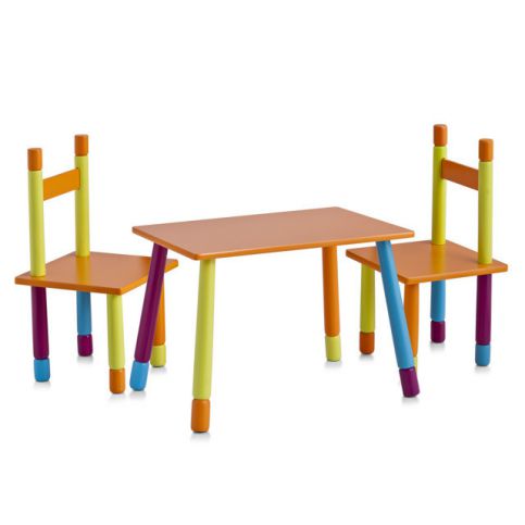 ZELLER Dětský stolek  COLOR + 2 židličky - EMAKO.CZ s.r.o.