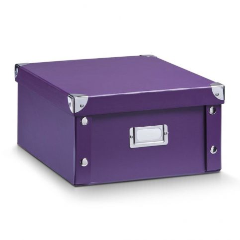 Box pro skladování, 31x26x14 cm, barva fialová, ZELLER - EMAKO.CZ s.r.o.