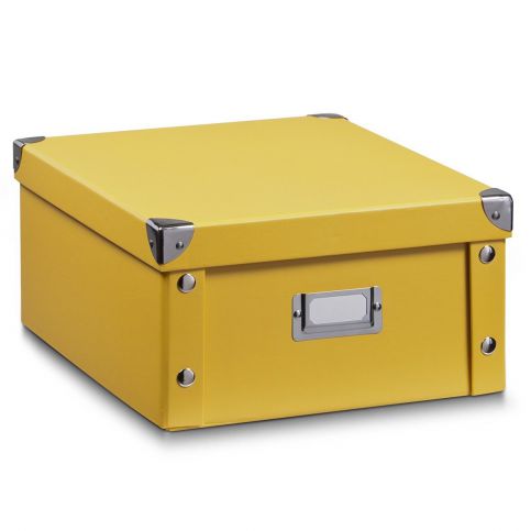 Box pro skladování, 31x26x14 cm, barva mango, ZELLER - EMAKO.CZ s.r.o.
