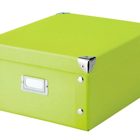 Box pro skladování, 31x26x14 cm, barva zelená, ZELLER - EMAKO.CZ s.r.o.