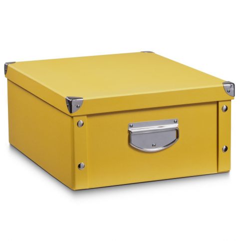 Box pro skladování, 40x33x17 cm, barva mango, ZELLER - EMAKO.CZ s.r.o.