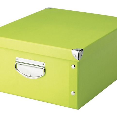 Box pro skladování, 40x33x17 cm, barva zelená, ZELLER - EMAKO.CZ s.r.o.