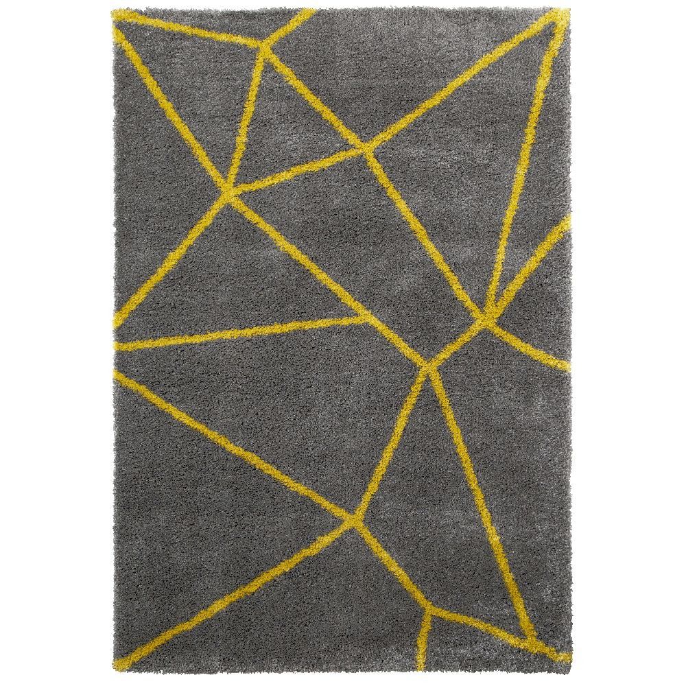 Šedo-žlutý koberec Think Rugs Royal Nomadic Grey & Yellow, 120 x 170 cm - Bonami.cz