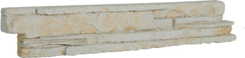 Obklad Vaspo kámen považan bílá 6,7x37,5 cm reliéfní V53203 - Favi.cz