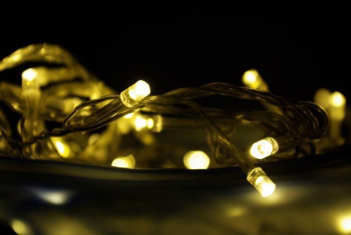 Vánoční LED řetěz s časovačem - 3 m, 30 LED, teple bílý - OEM D29368 - Favi.cz