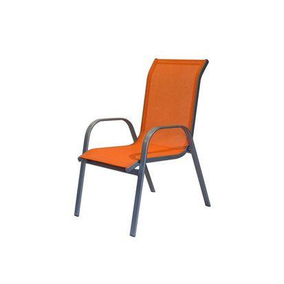 Zahradní židle oranžová - 4home.cz